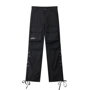 Trouser Drawstring Cargo Pants